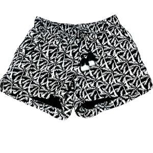 Vineyard Vines Womens Black And White Linen Shorts XXS
